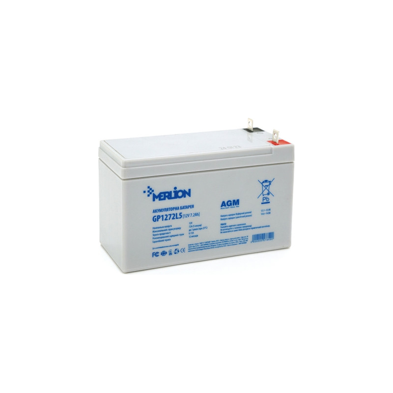 Батарея до ДБЖ Merlion GP1272L5 12V-7.2Ah (GP1272L5)