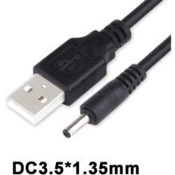 Кабель живлення USB to DC 3.5x1.35mm 5V 1.0m 1.0A Dynamode (DM-USB-DC-3.5x1.35mm)