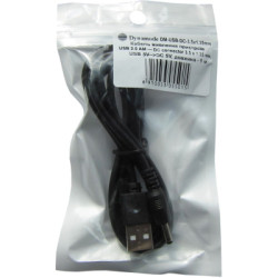 Кабель живлення USB to DC 3.5x1.35mm 5V 1.0m 1.0A Dynamode (DM-USB-DC-3.5x1.35mm)