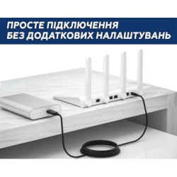 Кабель живлення USB to DC 5.5x2.1mm 5V 1.0m Dynamode (DM-USB-DC-5.5x2.1mm)