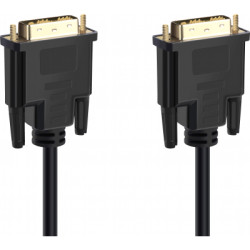 Кабель мультимедійний DVI M to DVI M 3.0m 18+1pin Prologix (PR-DVI-DVI-P-05-28-3m)