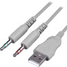 Навушники Defender Eclipse USB White (62440)