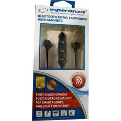 Навушники Esperanza Magnetic Metal Black (EH186K)