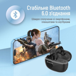Навушники ColorWay Slim TWS-5 Earbuds Black (CW-TWS5BK)