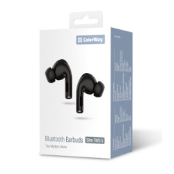 Навушники ColorWay Slim TWS-5 Earbuds Black (CW-TWS5BK)