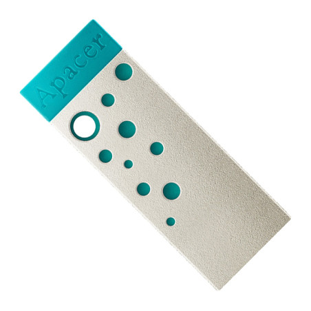 USB флеш накопичувач Apacer 64GB AH11J Turquoise Green USB 2.0 (AP64GAH11JG-1)