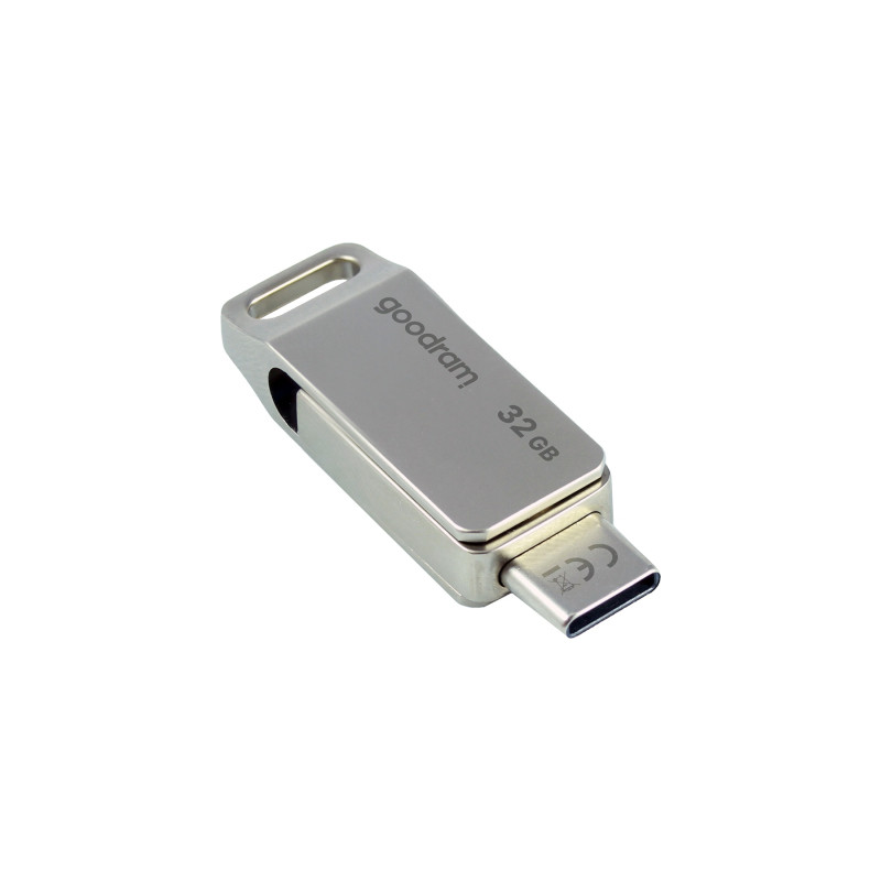 USB флеш накопичувач Goodram 32GB ODA3 Silver USB 3.0 / Type-C (ODA3-0320S0R11)