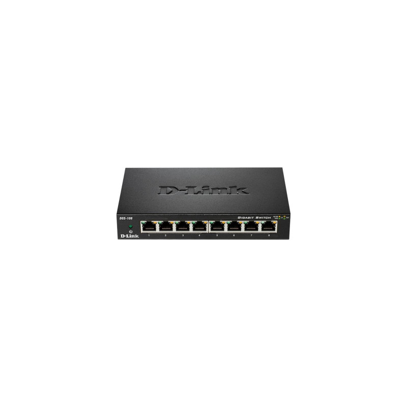 Комутатор мережевий D-Link DGS-108