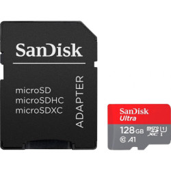 Карта пам'яті SanDisk 128GB microSD class 10 UHS-I Ultra (SDSQUAB-128G-GN6MA)