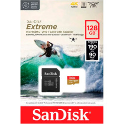 Карта пам'яті SanDisk 128GB microSD class 10 UHS-I Extreme For Action Cams and Dro (SDSQXAA-128G-GN6AA)