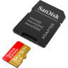 Карта пам'яті SanDisk 64GB microSD class 10 UHS-I Extreme For Action Cams and Dro (SDSQXAH-064G-GN6AA)