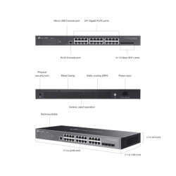 Комутатор мережевий TP-Link SG3428X
