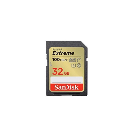 Карта пам'яті SanDisk 32GB SD class 10 UHS-I Extreme (SDSDXVT-032G-GNCIN)