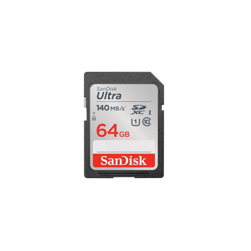 Карта пам'яті SanDisk 64GB SD class 10 UHS-I Extreme Ultra (SDSDUNB-064G-GN6IN)