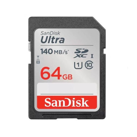 Карта пам'яті SanDisk 64GB SD class 10 UHS-I Extreme Ultra (SDSDUNB-064G-GN6IN)
