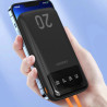 Батарея універсальна Dudao K6Pro+ 20000mAh 10W with USB-C/Lightning/MicroUSB/USB-A cables (6977196682393)