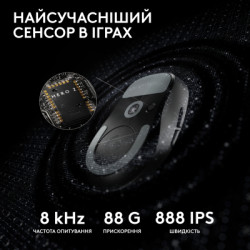 Мишка Logitech G Pro X Superlight 2 Lightspeed Wireless Black (910-006630)
