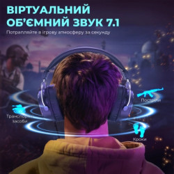 Навушники Fifine H16 7.1 RGB Black (H16)