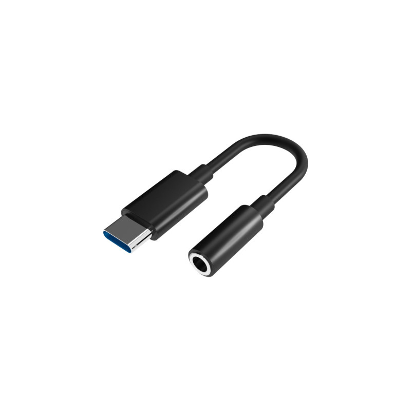 Перехідник USB-C M to 3.5mm F 0.1m black Defender (63011)