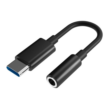 Перехідник USB-C M to 3.5mm F 0.1m black Defender (63011)