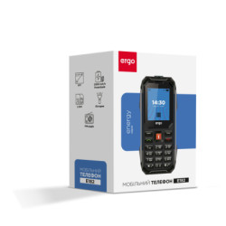 Мобільний телефон Ergo E182 Black