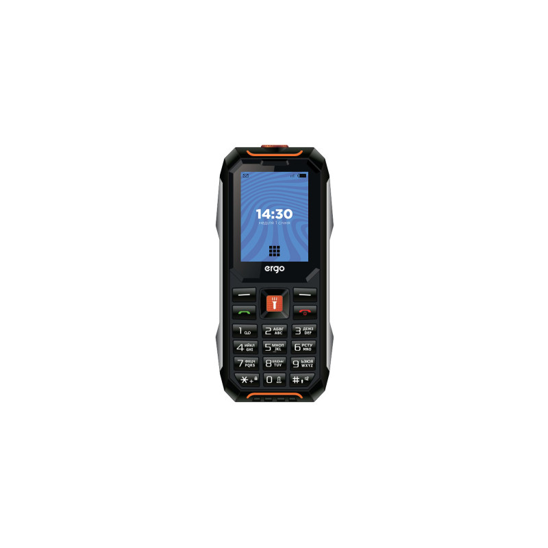Мобільний телефон Ergo E182 Black Orange