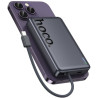 Батарея універсальна HOCO 10000 mAh Origen Dual PD/20W Magnetic with cable Type-C Metal Gray (Q44 / 714983)
