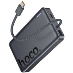 Батарея універсальна HOCO 10000 mAh Origen Dual PD/20W Magnetic with cable Type-C Metal Gray (Q44 / 714983)