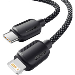 Дата кабель USB-C to Lightning 1.0m 20W black Essager (EXCTL-WL01-P)