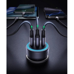Зарядний пристрій Ugreen 2xUSB-C PD30W + 1xUSB QC3.0 EC307 gray (45843)