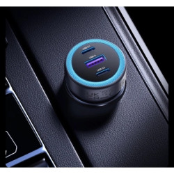 Зарядний пристрій Ugreen 2xUSB-C PD30W + 1xUSB QC3.0 EC307 gray (45843)