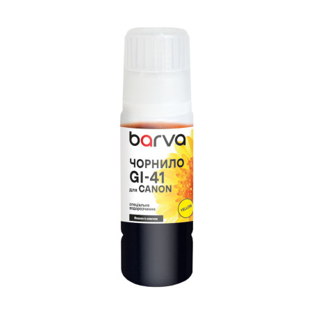 Чорнило Barva Canon GI-41 70 мл, OneKey, special yellow (CGI41-808e)