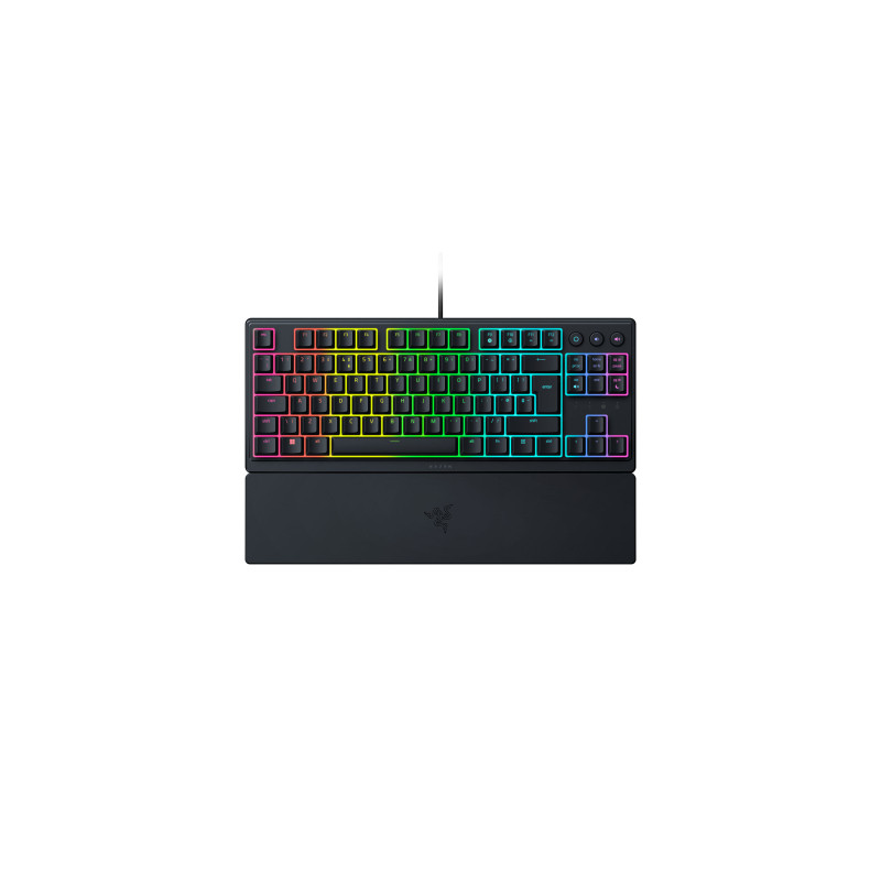 Клавіатура Razer Ornata V3 TKL RGB 84key Mecha-Membrane Switch USB UA Black (RZ03-04881800-R371)