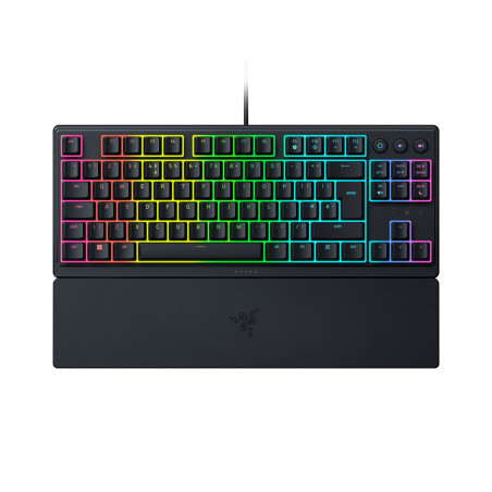 Клавіатура Razer Ornata V3 TKL RGB 84key Mecha-Membrane Switch USB UA Black (RZ03-04881800-R371)