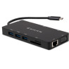 Концентратор Vinga USB-C 3.1 to VGA+HDMI+RJ45+3xUSB3.0+USB2.0+SD/TF+PD100W+Audio (VHYC10)