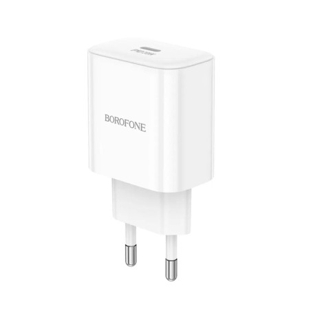 Зарядний пристрій BOROFONE 1xUSB-C PD20W BA81A white (6941991108181)