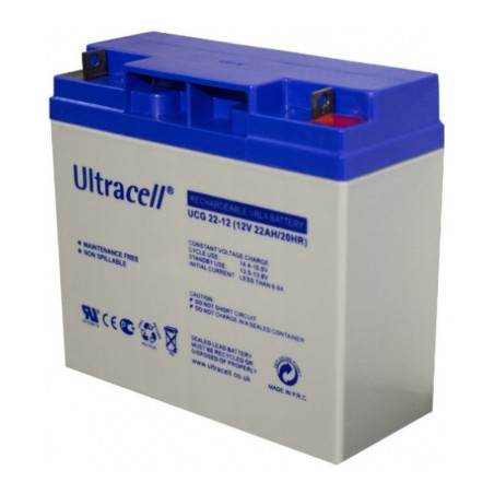 Батарея до ДБЖ Ultracell 12V-22Ah, GEL (UCG22-12)