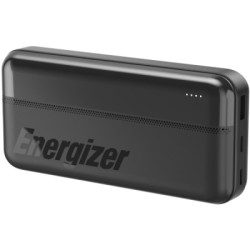 Батарея універсальна Energizer 20000mAh 15W, USB-А, 2*USB-C, Black (UE20050CC)