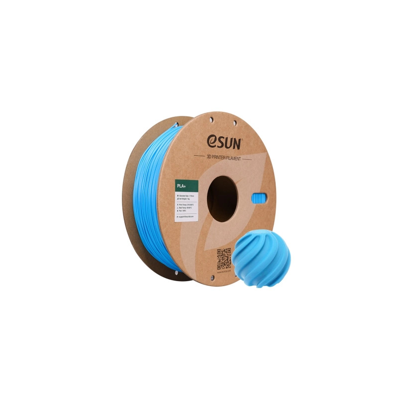 Пластик для 3D-принтера eSUN PLA+ 1.75мм, 1кг, space blue (PLA+P175SU1)