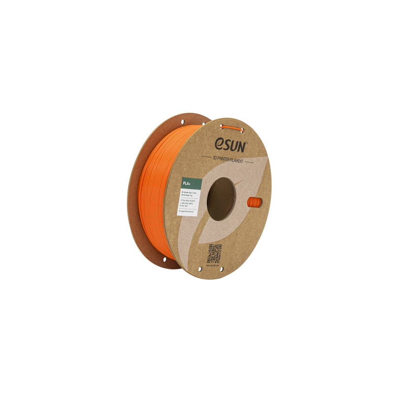 Пластик для 3D-принтера eSUN PLA+ 1.75мм, 1кг, orange (PLA+P175O1)
