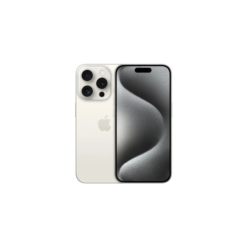 Мобільний телефон Apple iPhone 15 Pro 128Gb White Titanium (REF A) BREEZY (2AMTUW3)