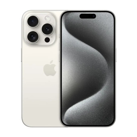 Мобільний телефон Apple iPhone 15 Pro 128Gb White Titanium (REF A) BREEZY (2AMTUW3)