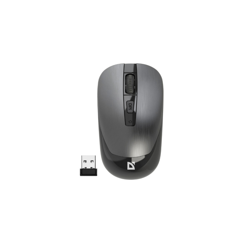 Мишка Defender Wave MM-995 Silent Wireless Grey (52993)