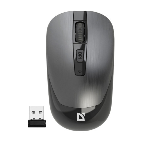 Мишка Defender Wave MM-995 Silent Wireless Grey (52993)