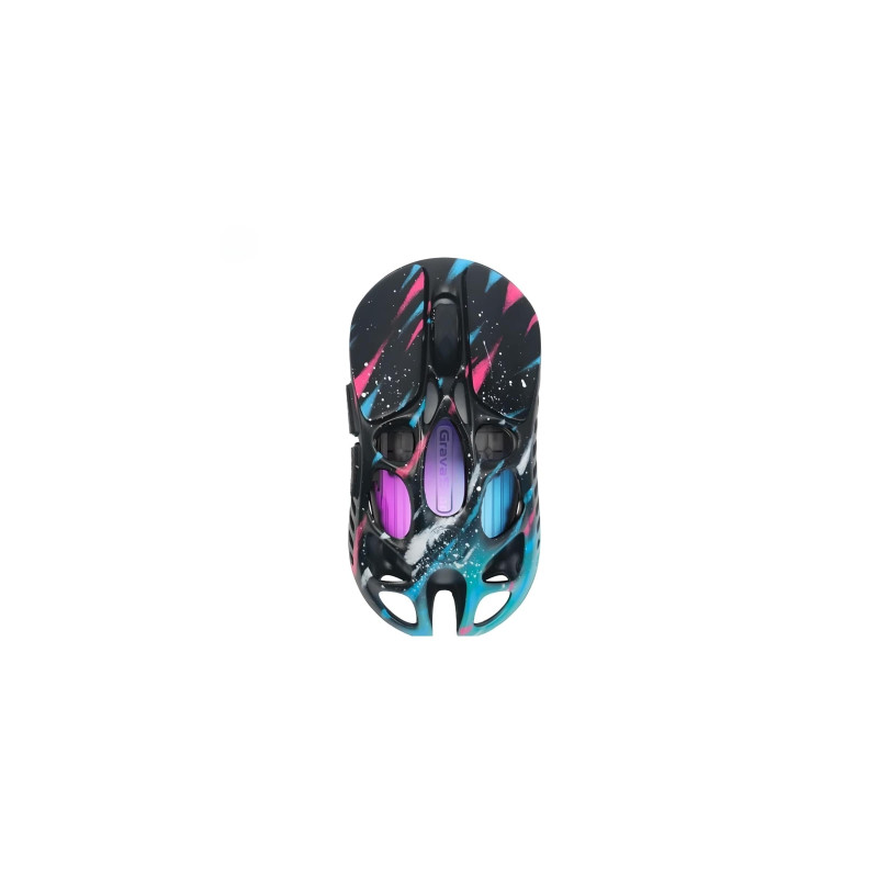 Мишка GravaStar Mercury X Pro 8K RGB Wireless/Bluetooth/USB Neon Graffiti (GS_X_PRO_CG_BLK)