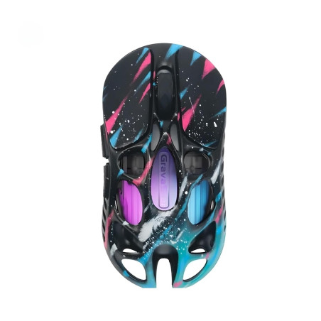 Мишка GravaStar Mercury X Pro 8K RGB Wireless/Bluetooth/USB Neon Graffiti (GS_X_PRO_CG_BLK)