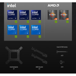 Кулер до процесора Gamemax HAILSTORM 360 BK