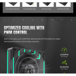 Кулер до процесора Gamemax HAILSTORM 360 BK