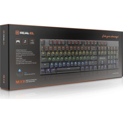 Клавіатура REAL-EL M 13 USB Grey (EL123100045)