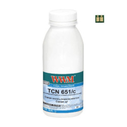 Тонер Canon MF651Cw/MF655Cdw/MF657Cdw, Canon 067 35г Cyan chip WWM (TC-Can067C-35-WWM)